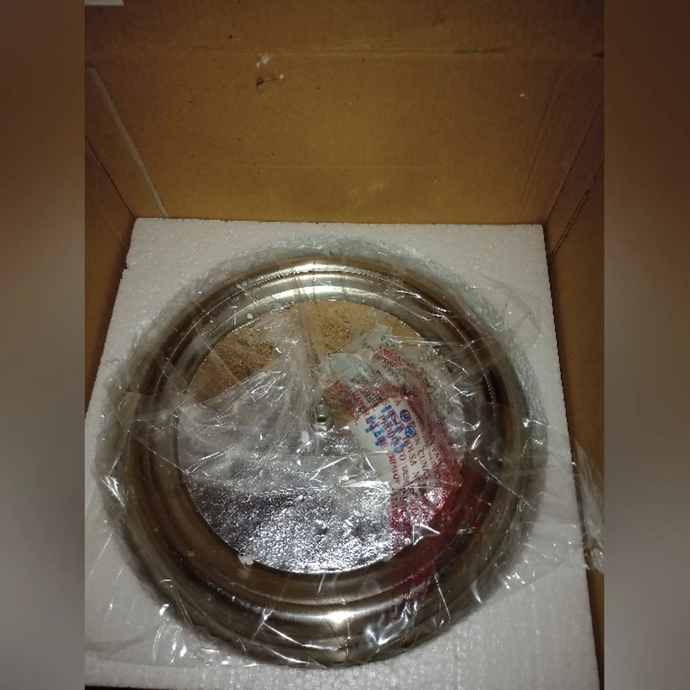 Portfolio Interior Ceiling Fixture #170552 Brushed Nickel Finish Alabaster Shade - Picture 10 of 16